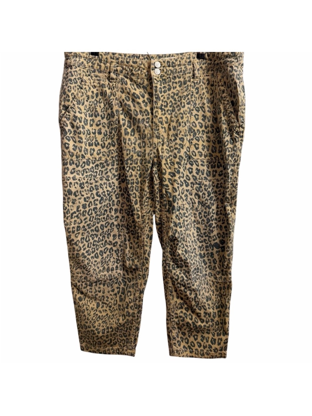 Anthropologie Leopard-Print The Wanderer Pants 18W